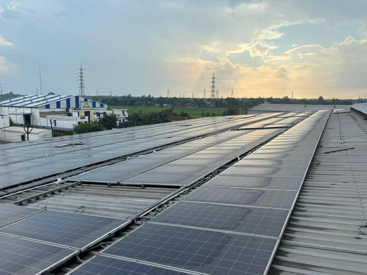 NCS Solar commercial rooftop installation