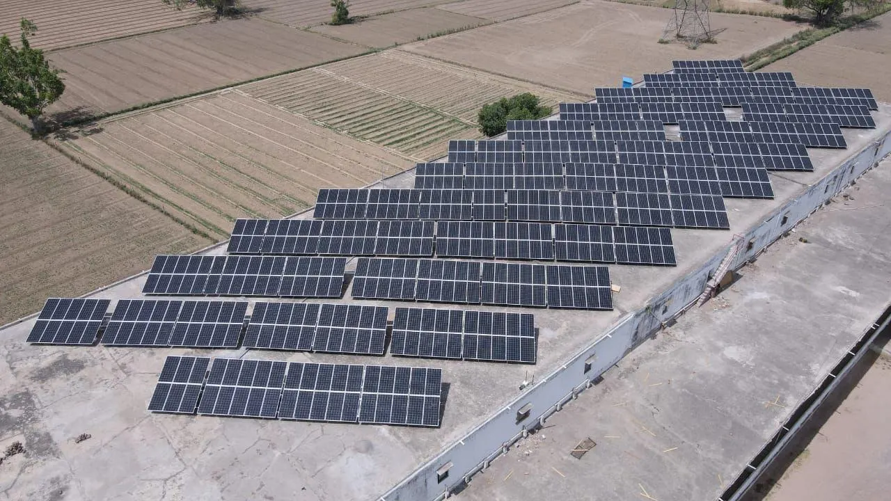 NCS Solar commercial rooftop installation