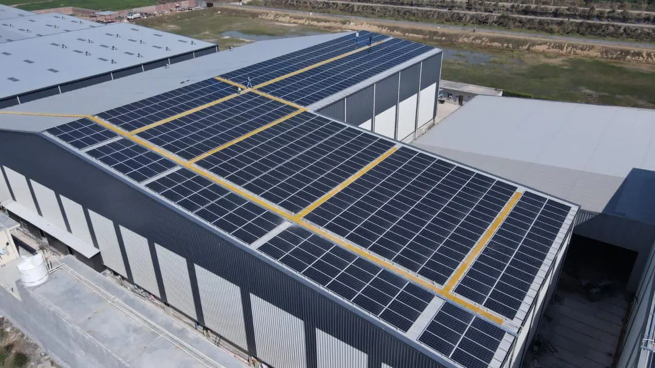 NCS Solar commercial rooftop installation